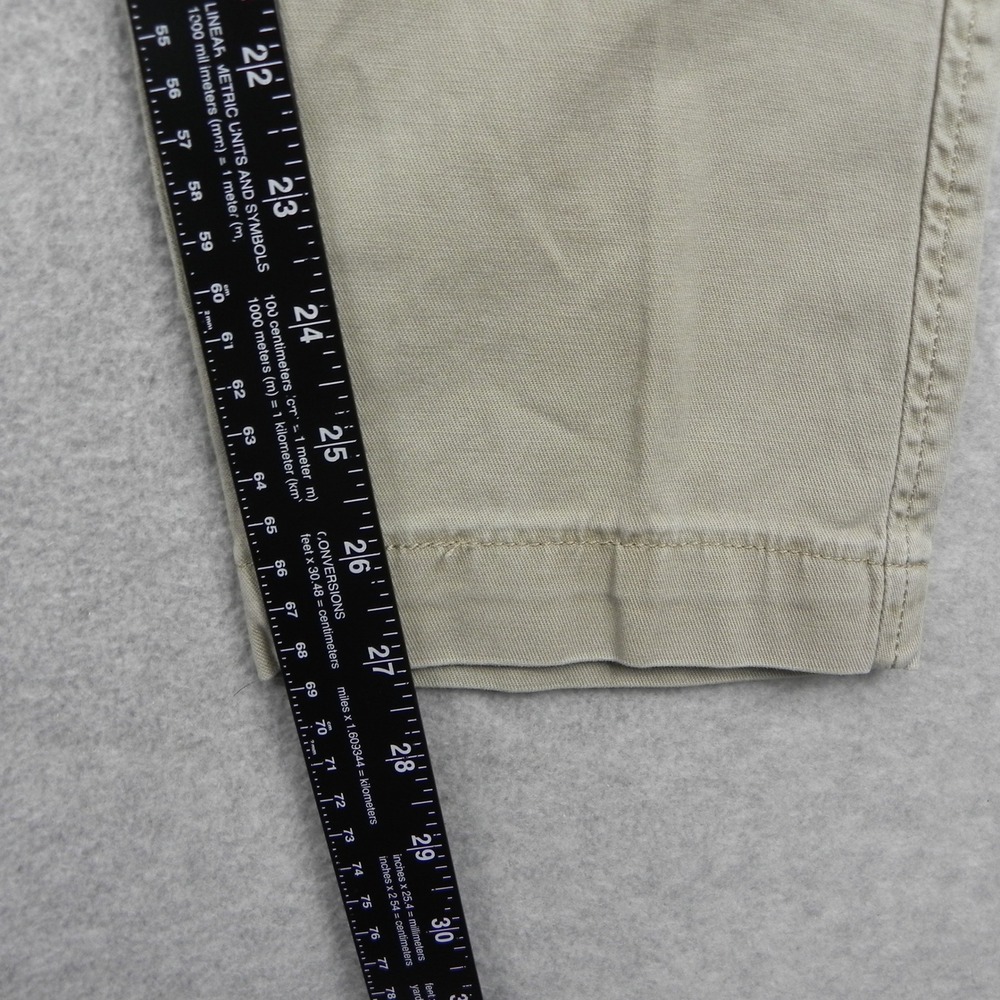 Levis XX Chino Standard Taper Pants Mens 33x27 Tan Khaki Stretch Cotton Twill - Picture 9 of 12
